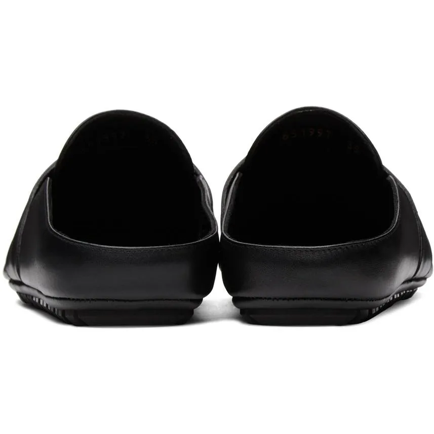 Balenciaga Black City Sabot Loafers