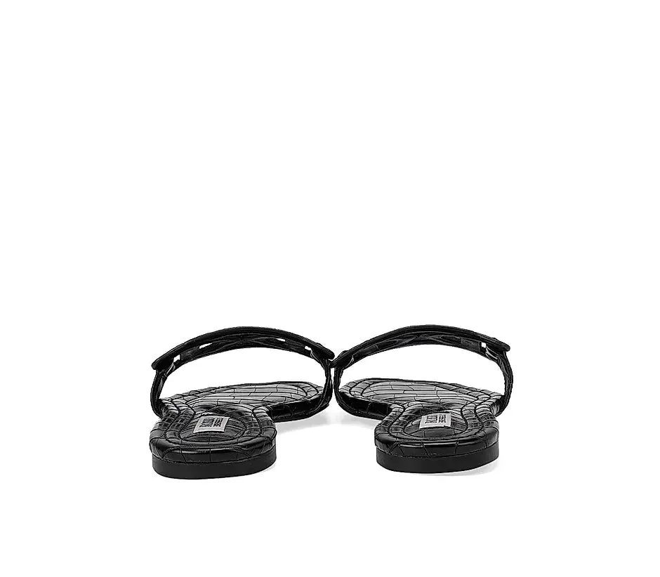 Black Croco Effect Sliders