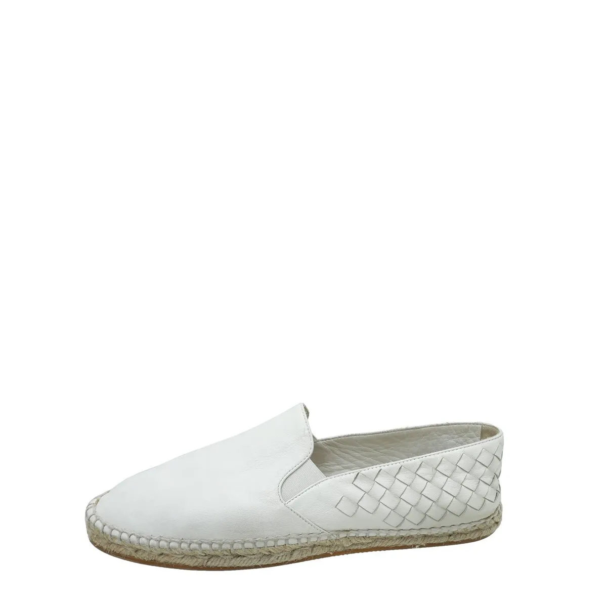 Bottega Veneta White Gala Espadrille 39