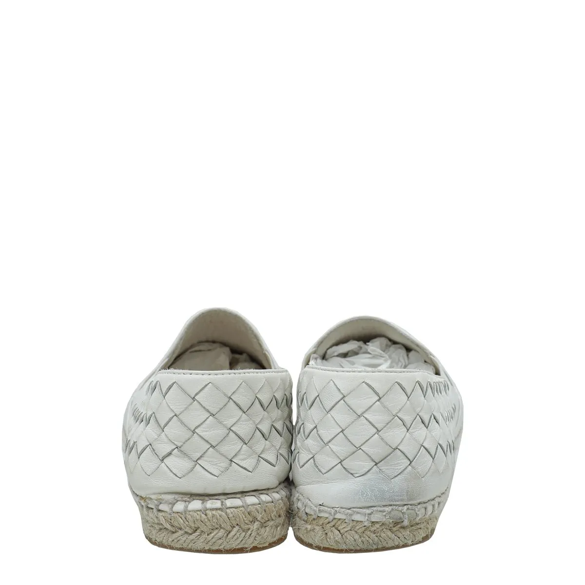 Bottega Veneta White Gala Espadrille 39