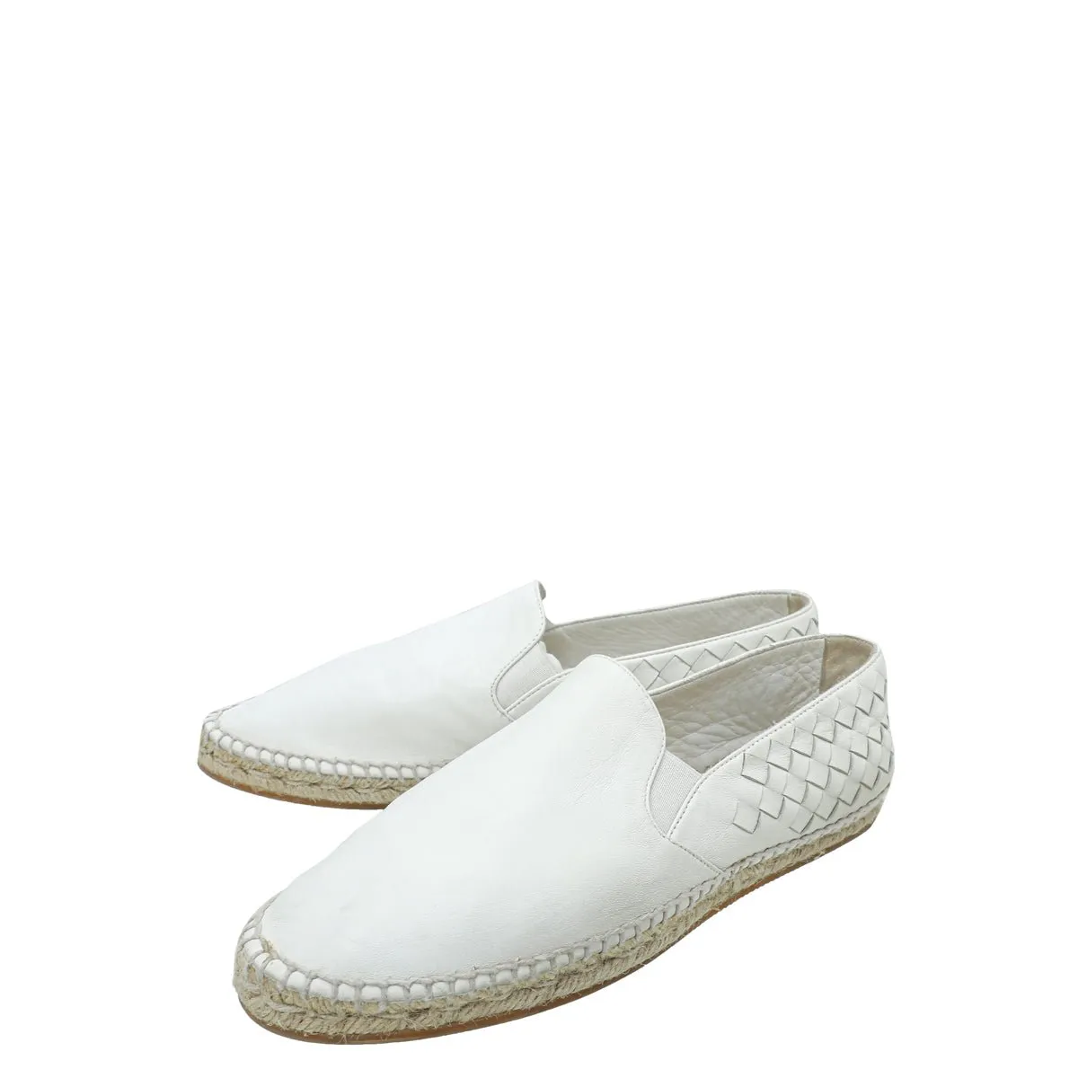 Bottega Veneta White Gala Espadrille 39