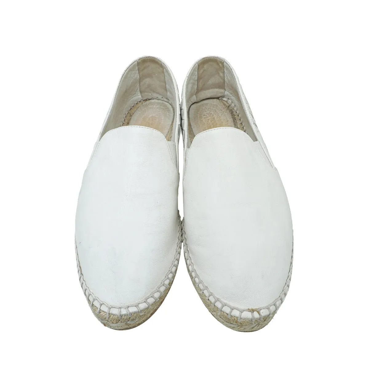 Bottega Veneta White Gala Espadrille 39