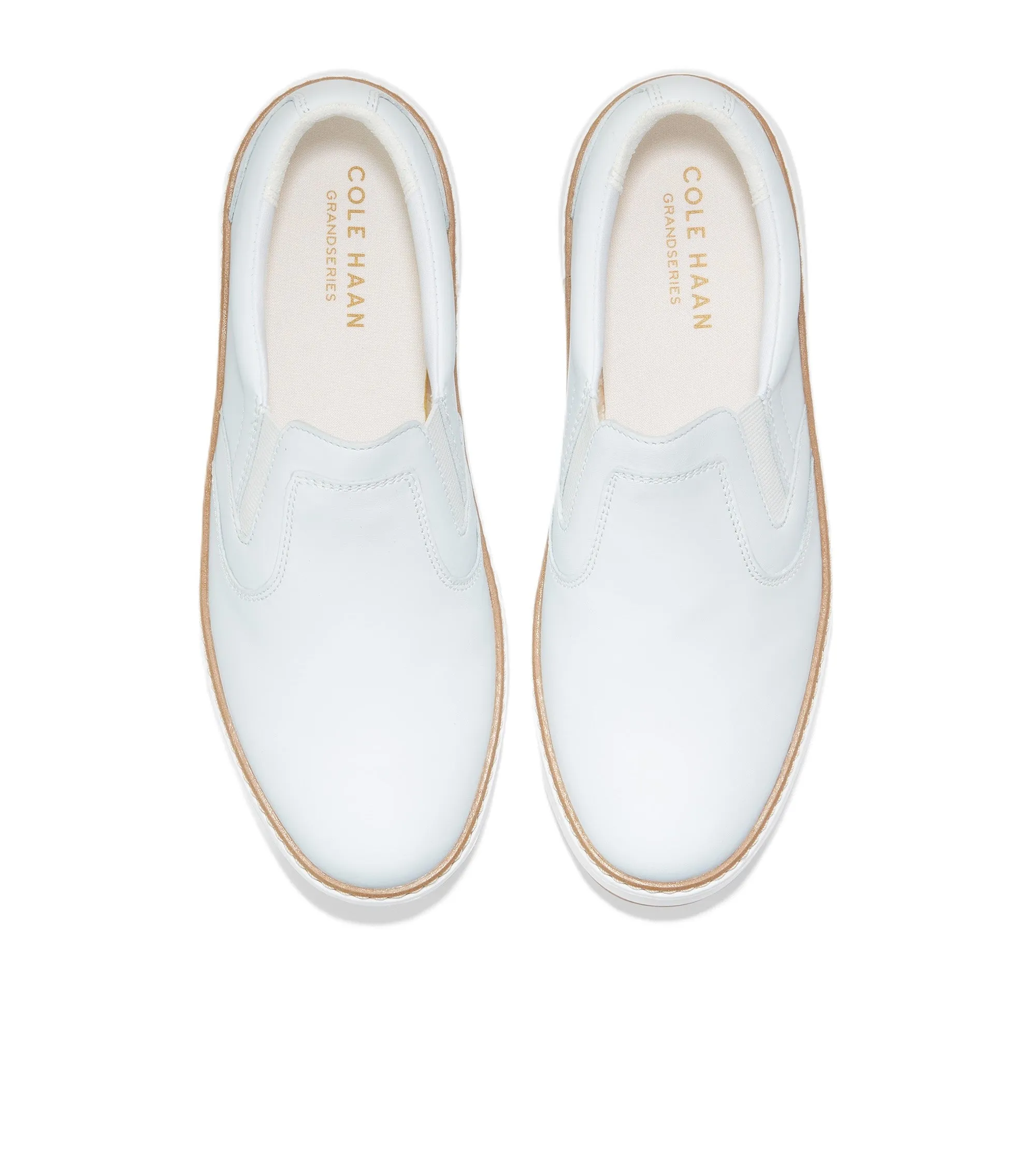 Cole Haan Grandpro Topspin Slip On White/Ivory/Gum Chunky Low Top Sneakers
