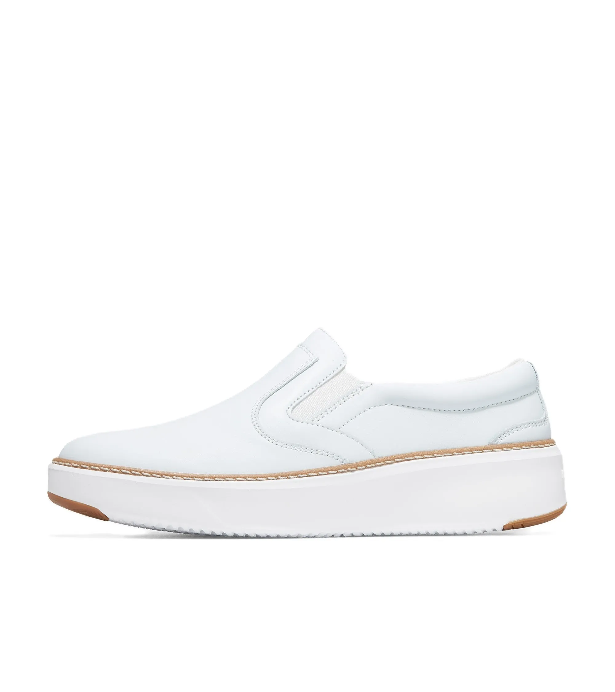 Cole Haan Grandpro Topspin Slip On White/Ivory/Gum Chunky Low Top Sneakers