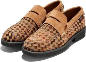 Cole Haan X Geneva Penny Acadia Plaid/Golden Honey/Caviar Loafers