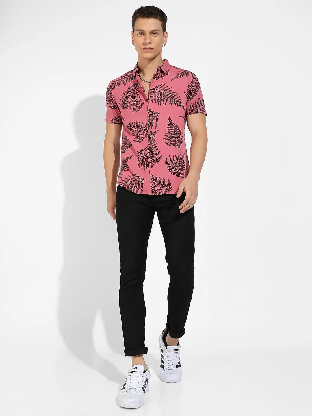 Contrast Fern Shirt