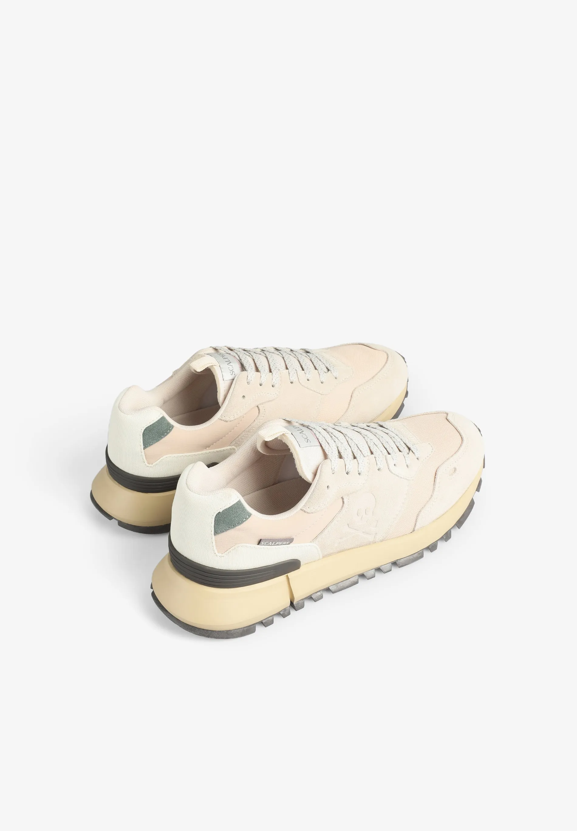 CONTRAST SKULL STABILISER SNEAKERS