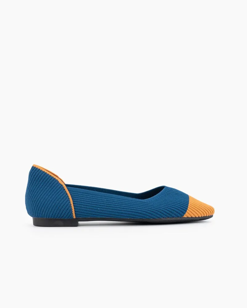 Eco-friendly Square Toe Ballet Flats (Harmonia)