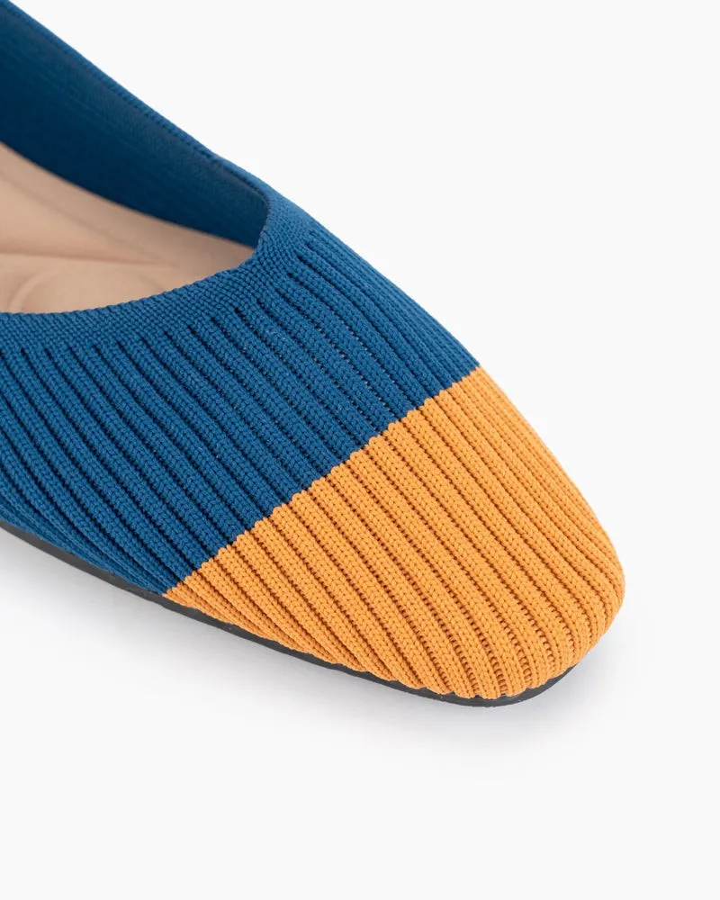 Eco-friendly Square Toe Ballet Flats (Harmonia)
