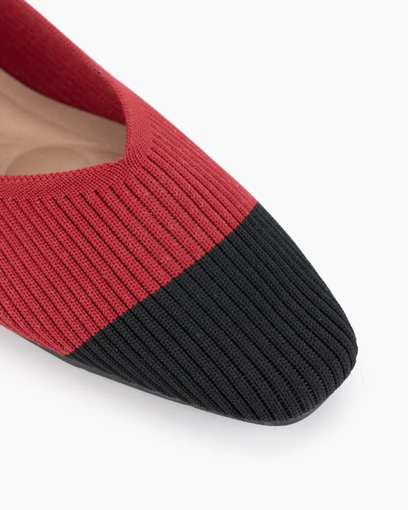 Eco-friendly Square Toe Ballet Flats (Harmonia)