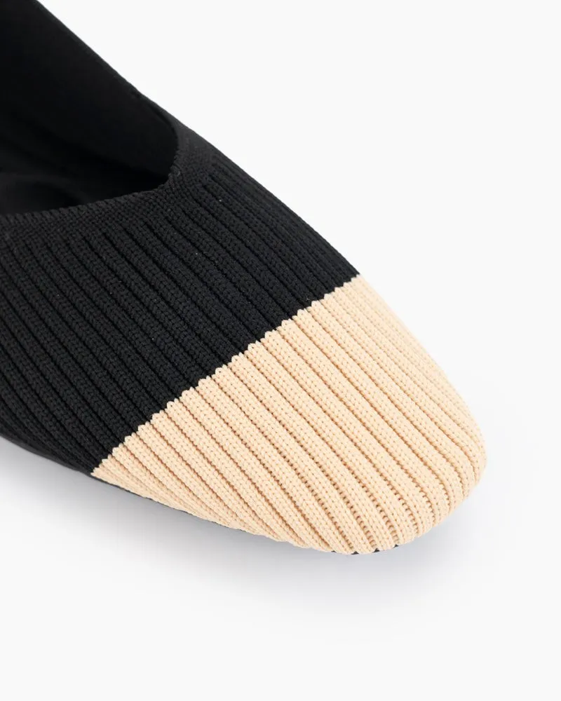 Eco-friendly Square Toe Ballet Flats (Harmonia)
