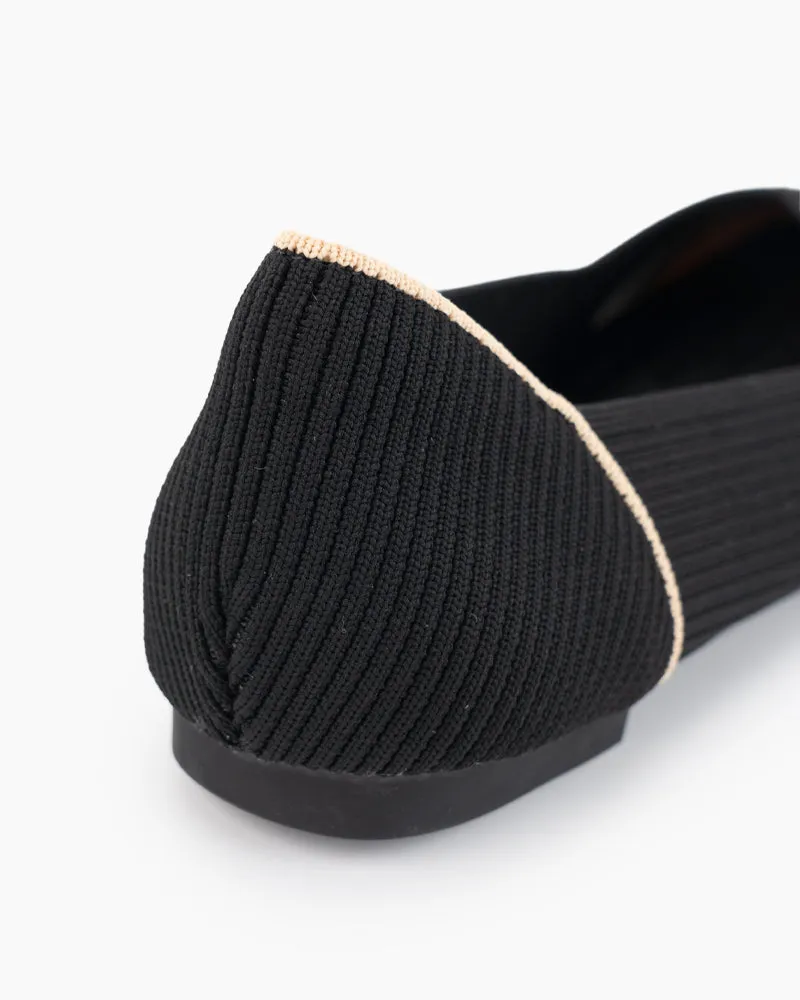 Eco-friendly Square Toe Ballet Flats (Harmonia)