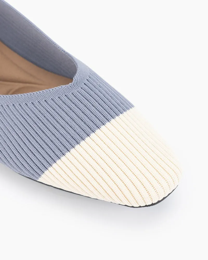 Eco-friendly Square Toe Ballet Flats (Harmonia)