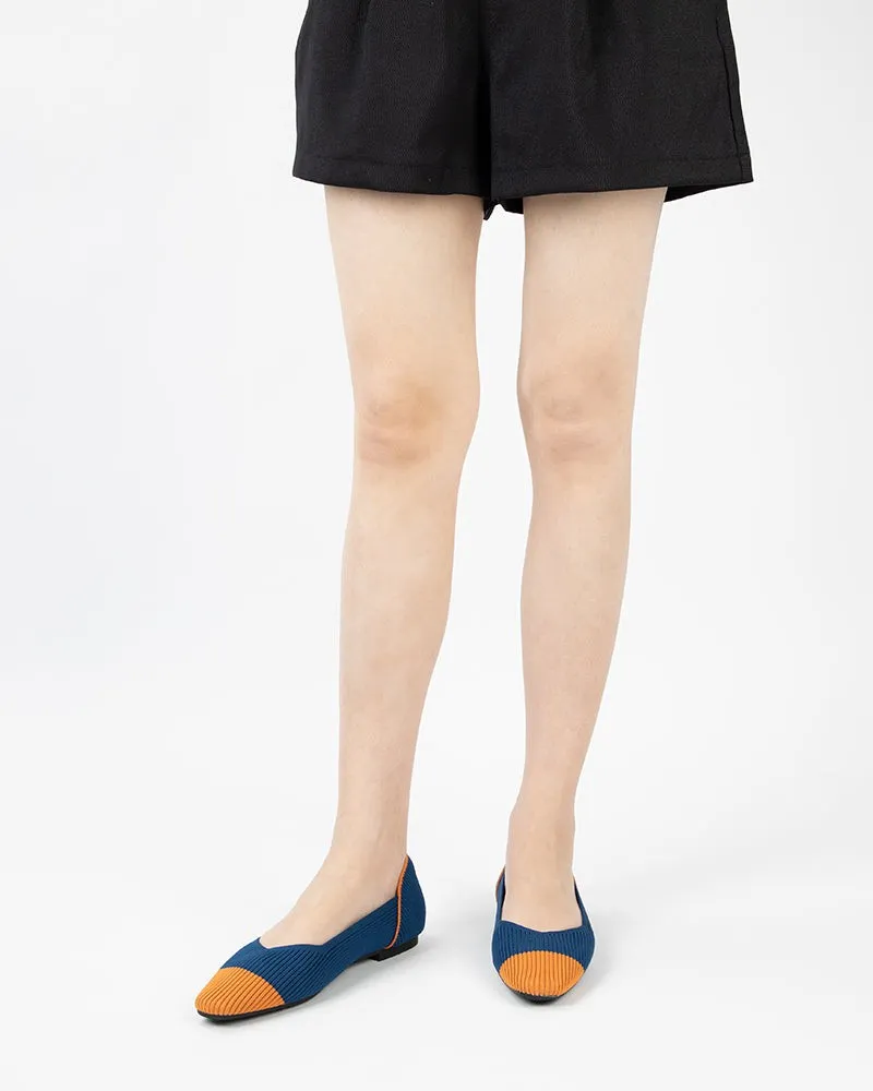 Eco-friendly Square Toe Ballet Flats (Harmonia)