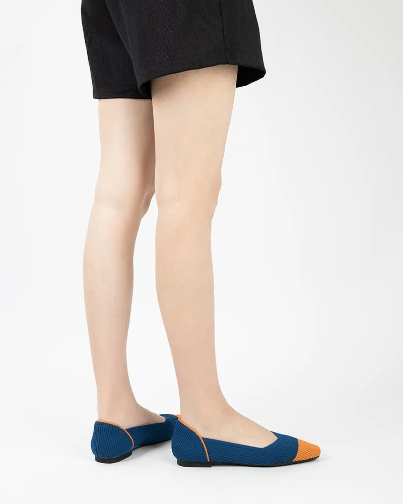 Eco-friendly Square Toe Ballet Flats (Harmonia)