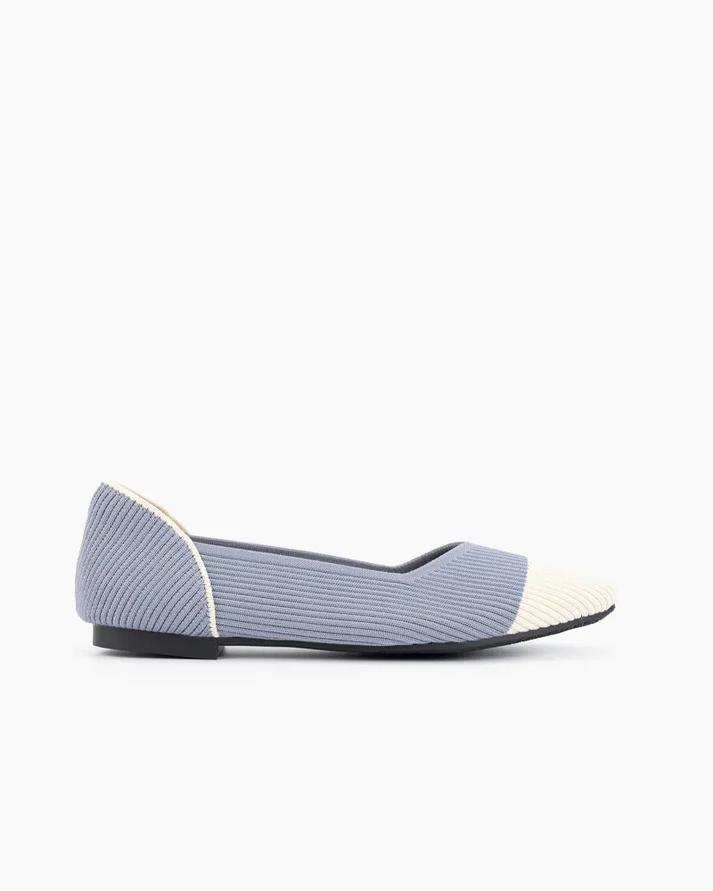 Eco-friendly Square Toe Ballet Flats (Harmonia)