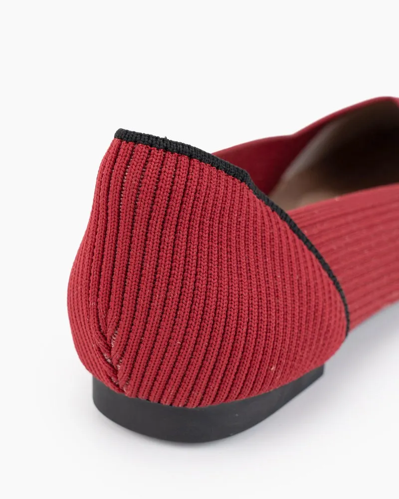 Eco-friendly Square Toe Ballet Flats (Harmonia)