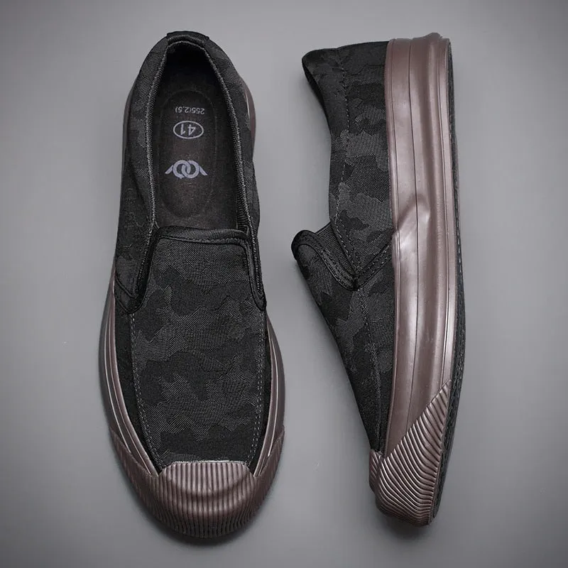 Fashion Camouflage Breathable Loafers Shoe