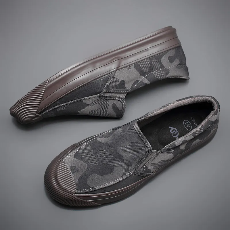 Fashion Camouflage Breathable Loafers Shoe