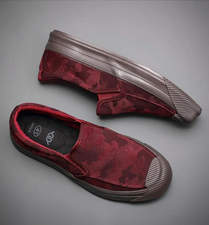 Fashion Camouflage Breathable Loafers Shoe