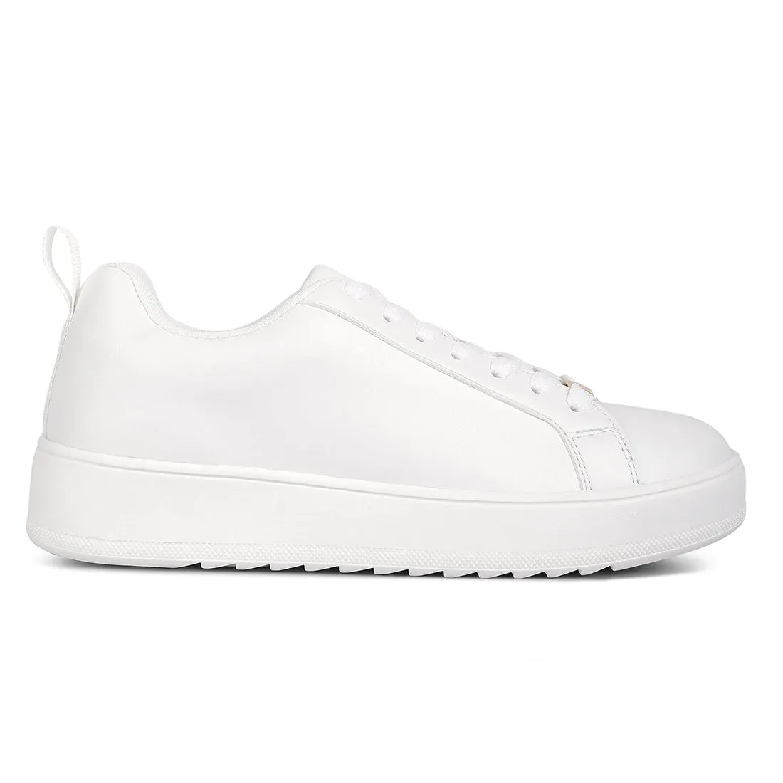 Faux Leather Sneakers