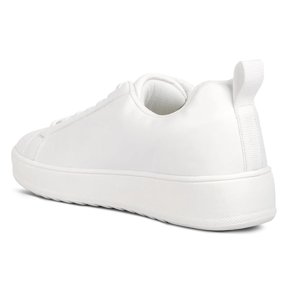 Faux Leather Sneakers