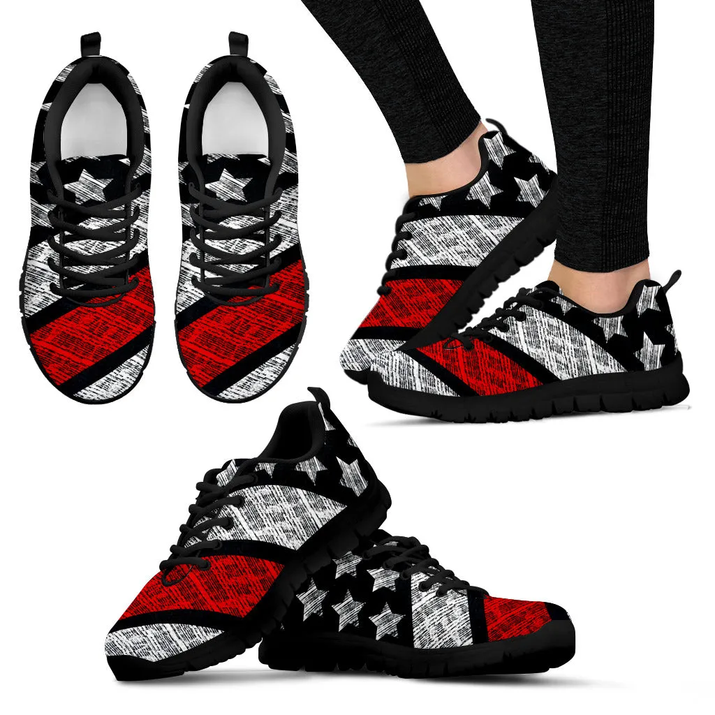 Firefighters Lives Matters (Black) Women's Sneakers