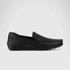 Formales Leather Loafers Black 2137A-6