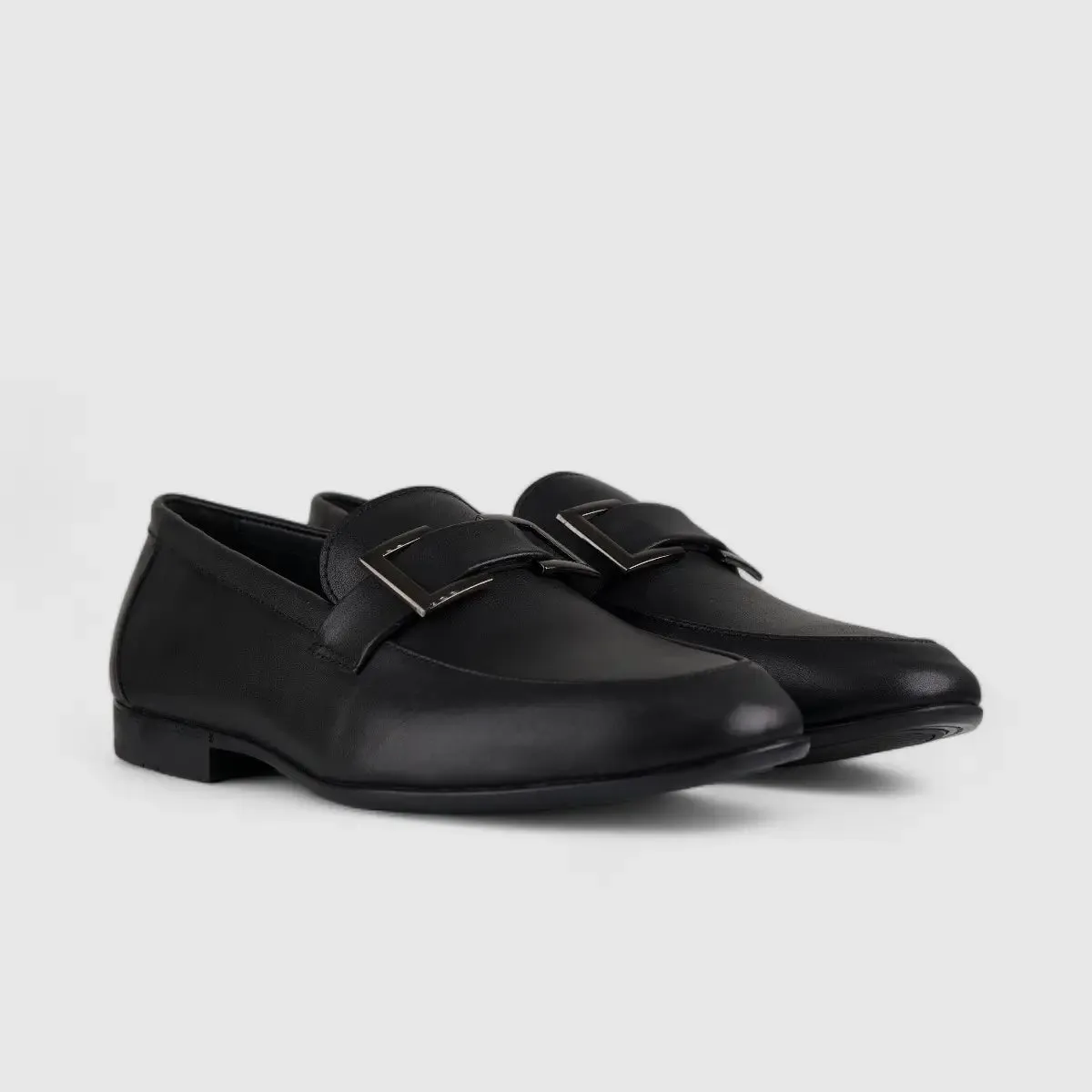 Formales Leather Loafers Black 678A-13-A16