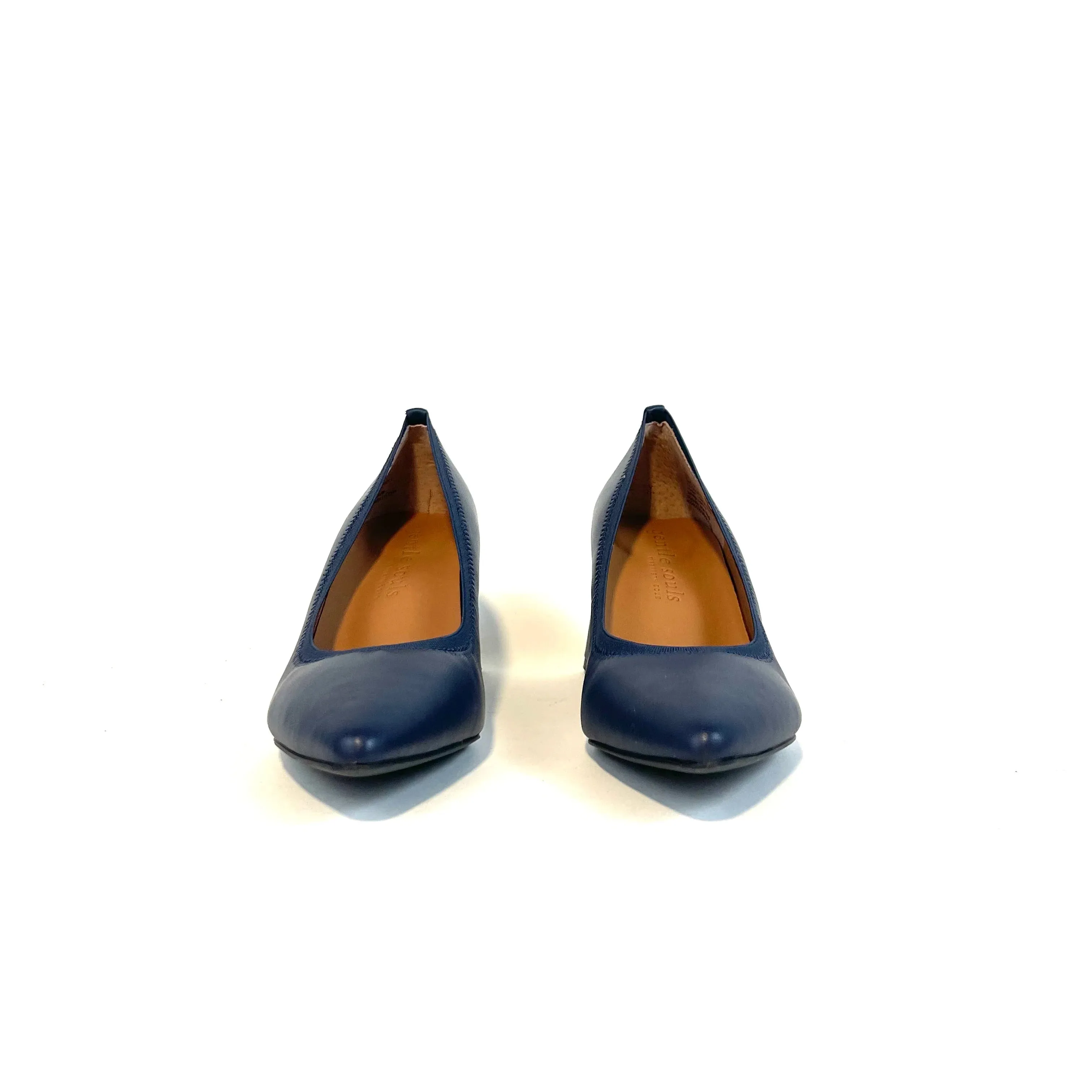 Gentle Souls - Dionne Pump (Navy Leather)