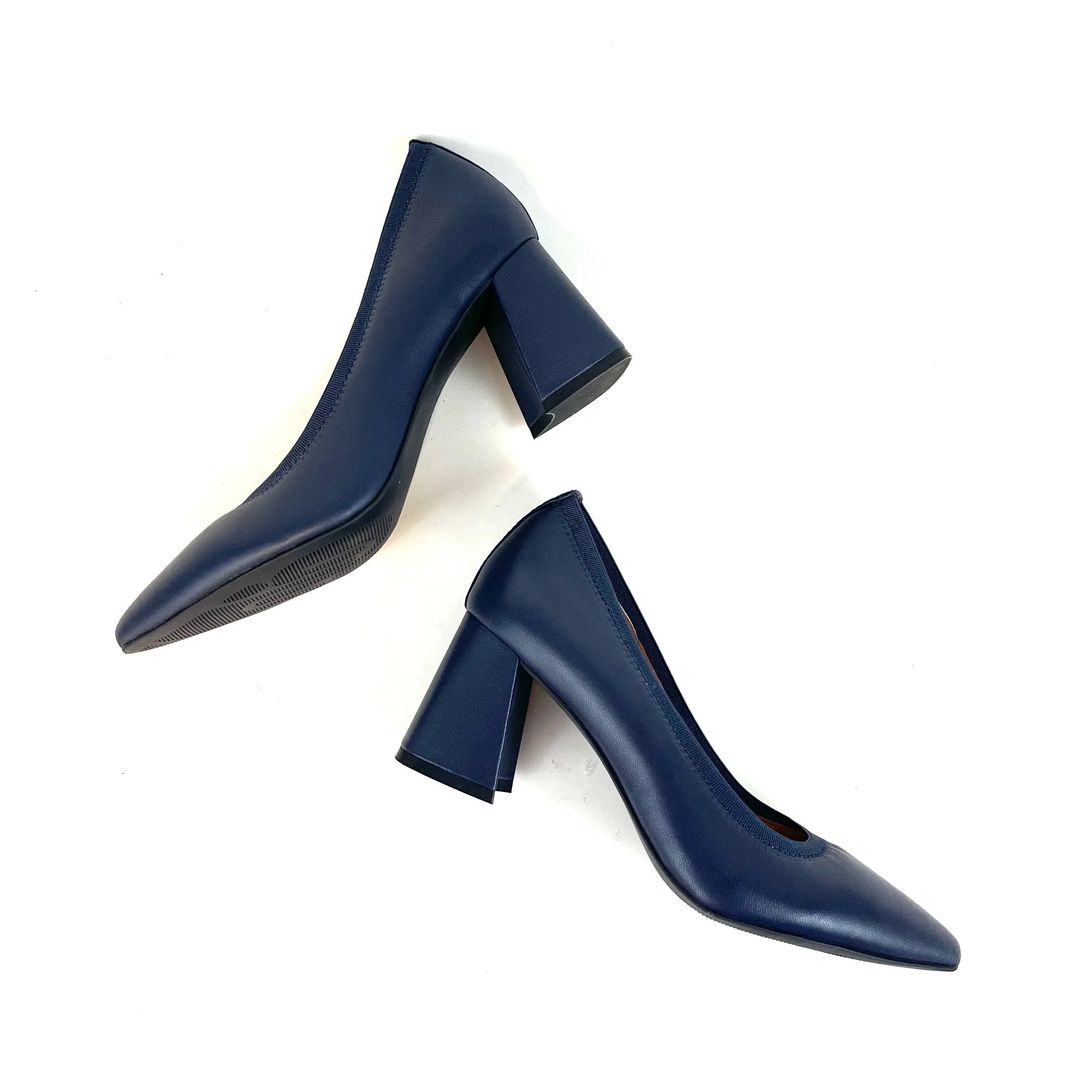 Gentle Souls - Dionne Pump (Navy Leather)