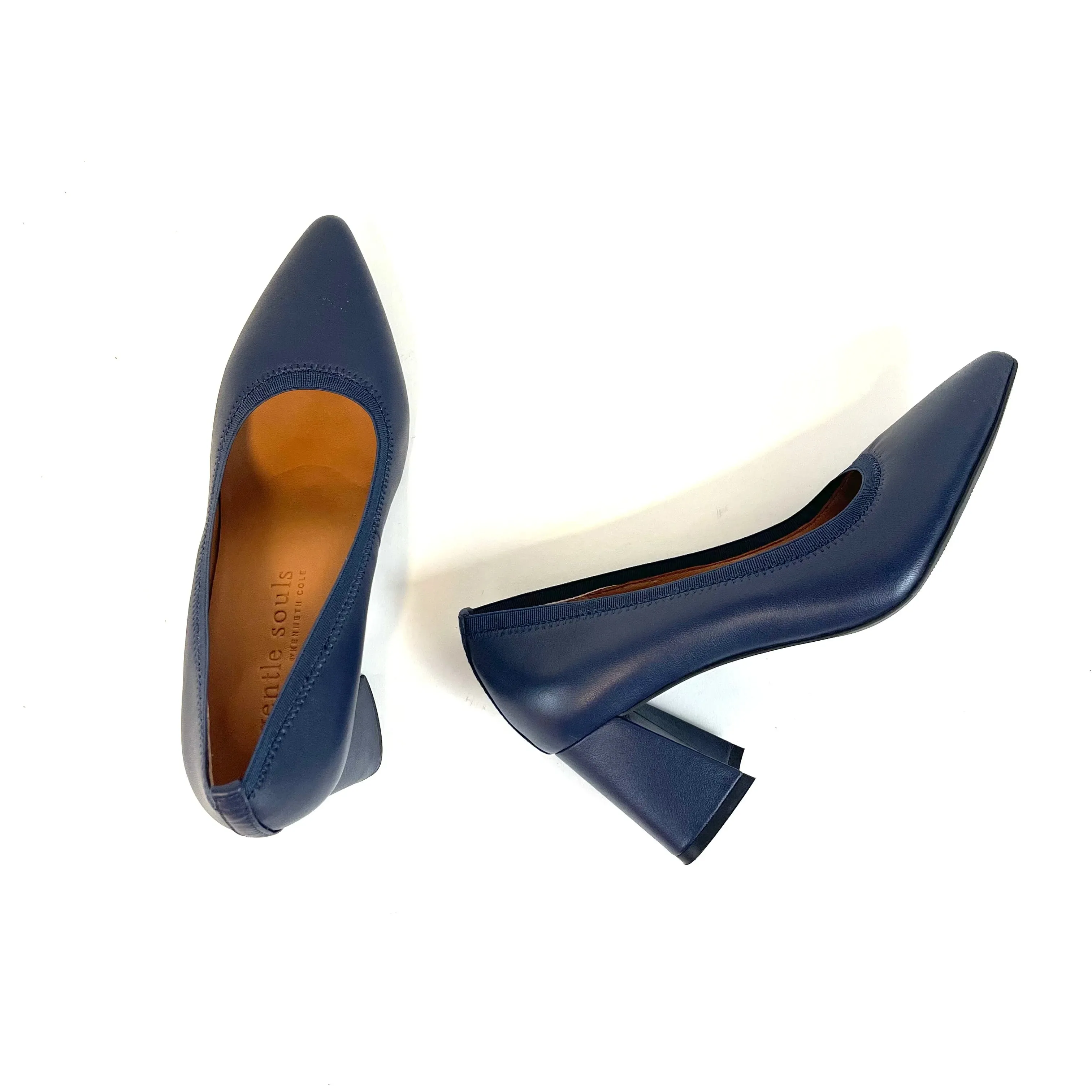 Gentle Souls - Dionne Pump (Navy Leather)