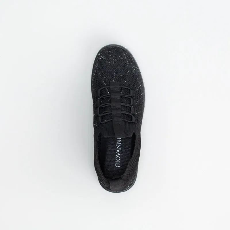 Giovanni Women Elastic Knit Sneaker _ 147121