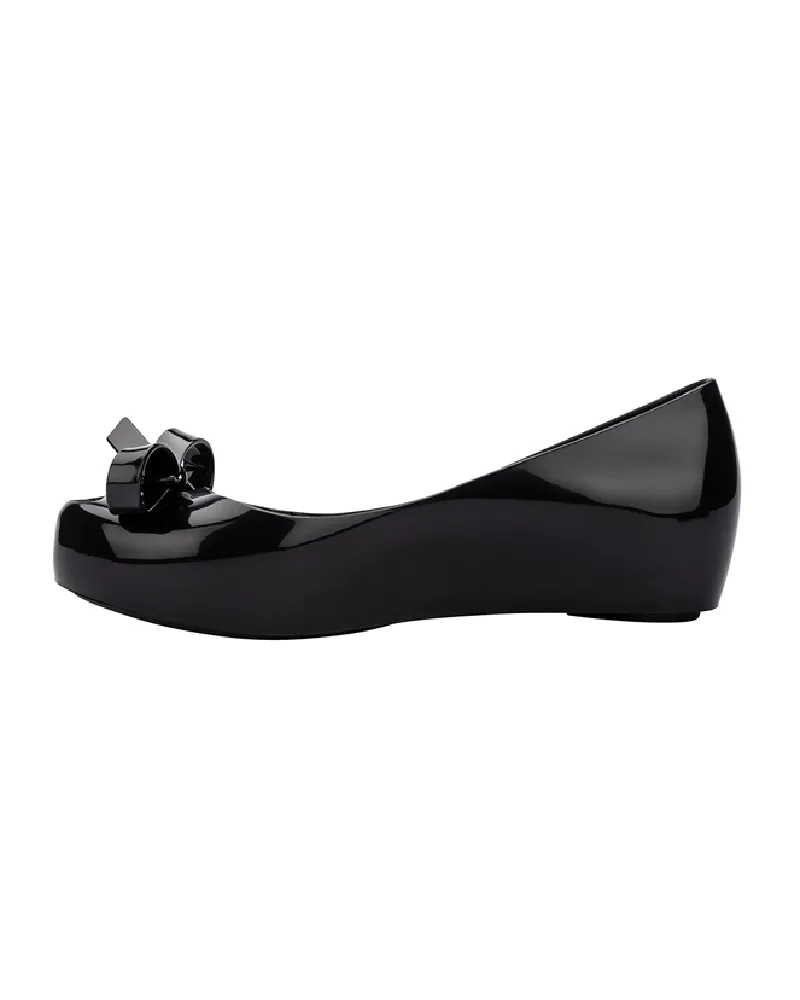 Girls Black Ultragirl Bow Infant Ballerina