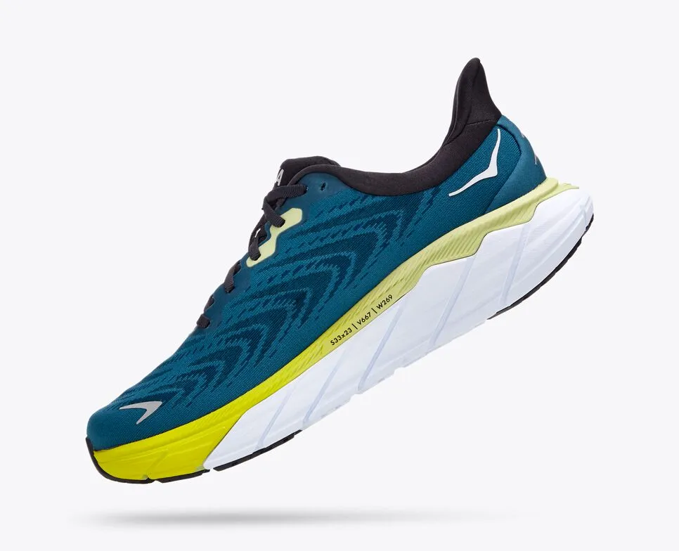 Hoka Mens Arahi 6- Blue Graphite/ Blue Coral (1123194-BGBCR)