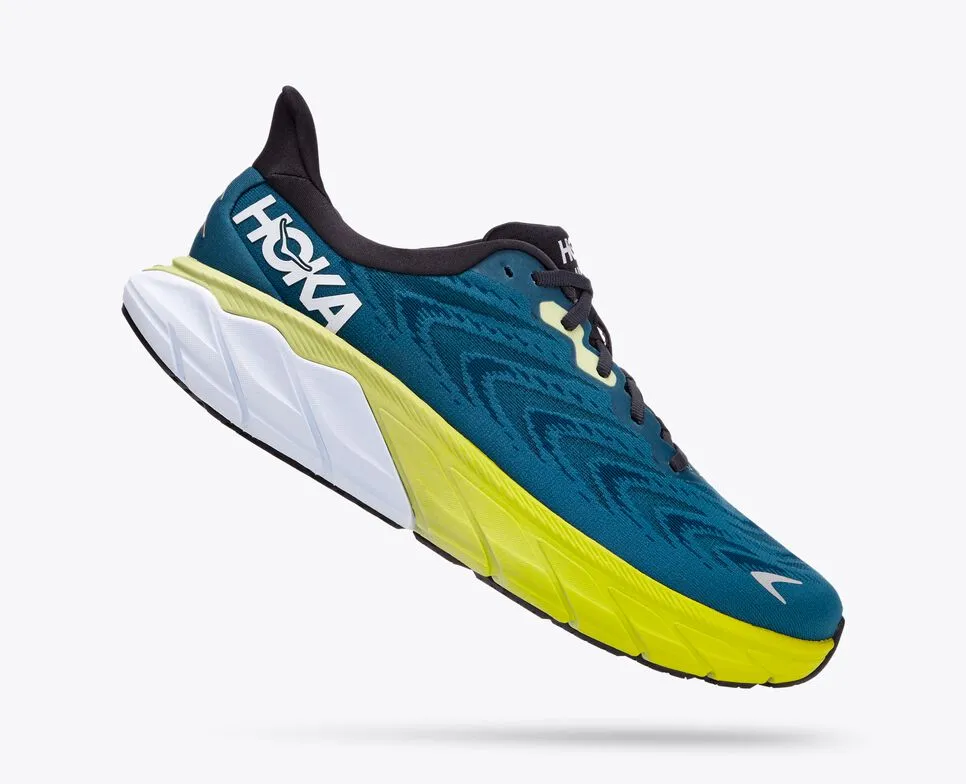 Hoka Mens Arahi 6- Blue Graphite/ Blue Coral (1123194-BGBCR)