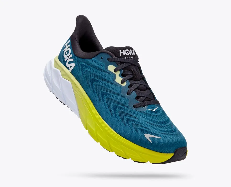 Hoka Mens Arahi 6- Blue Graphite/ Blue Coral (1123194-BGBCR)