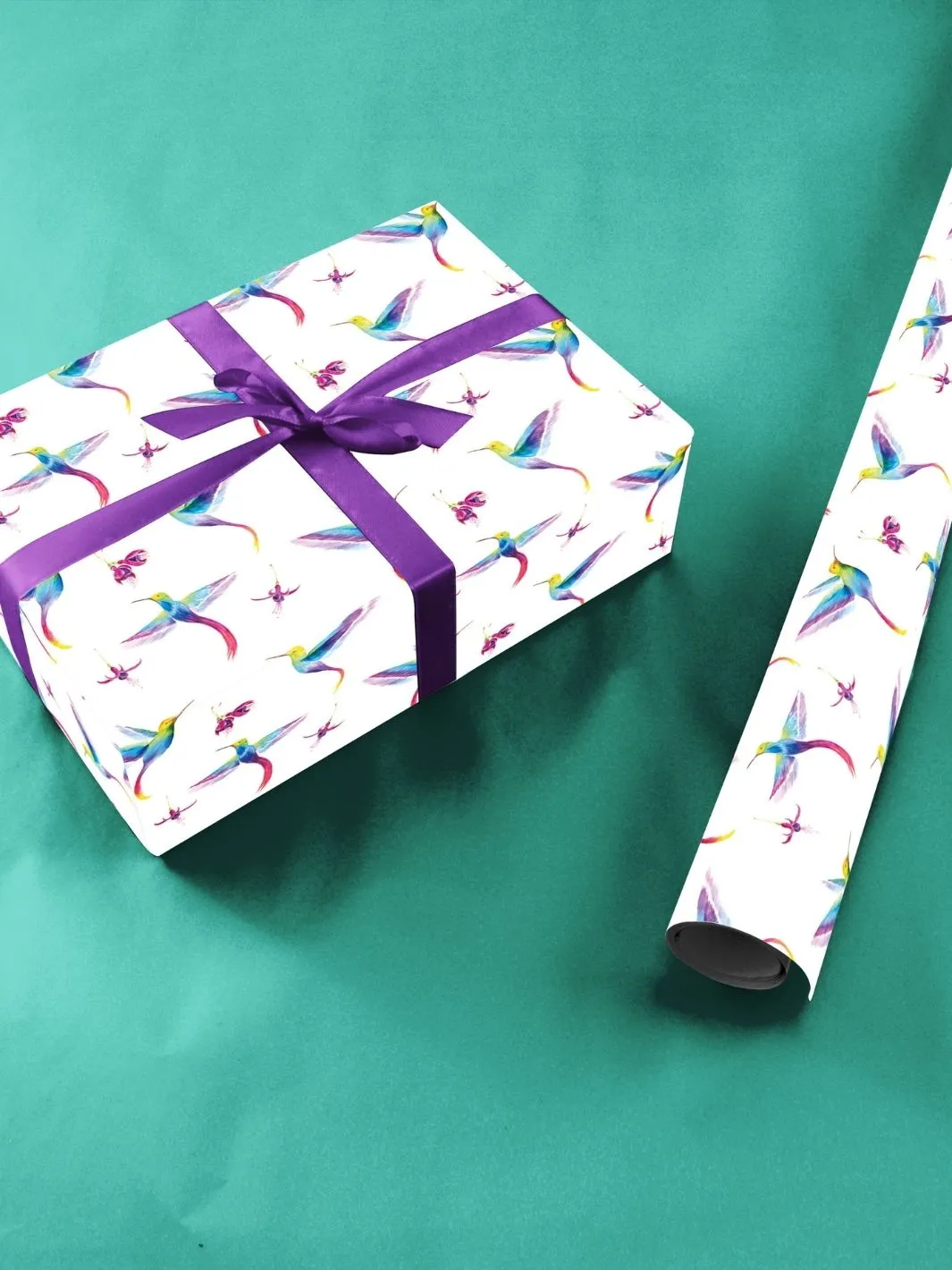 Hummingbird wrapping paper