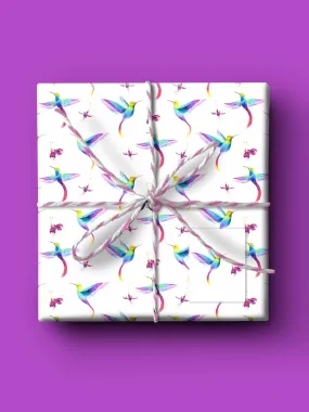 Hummingbird wrapping paper