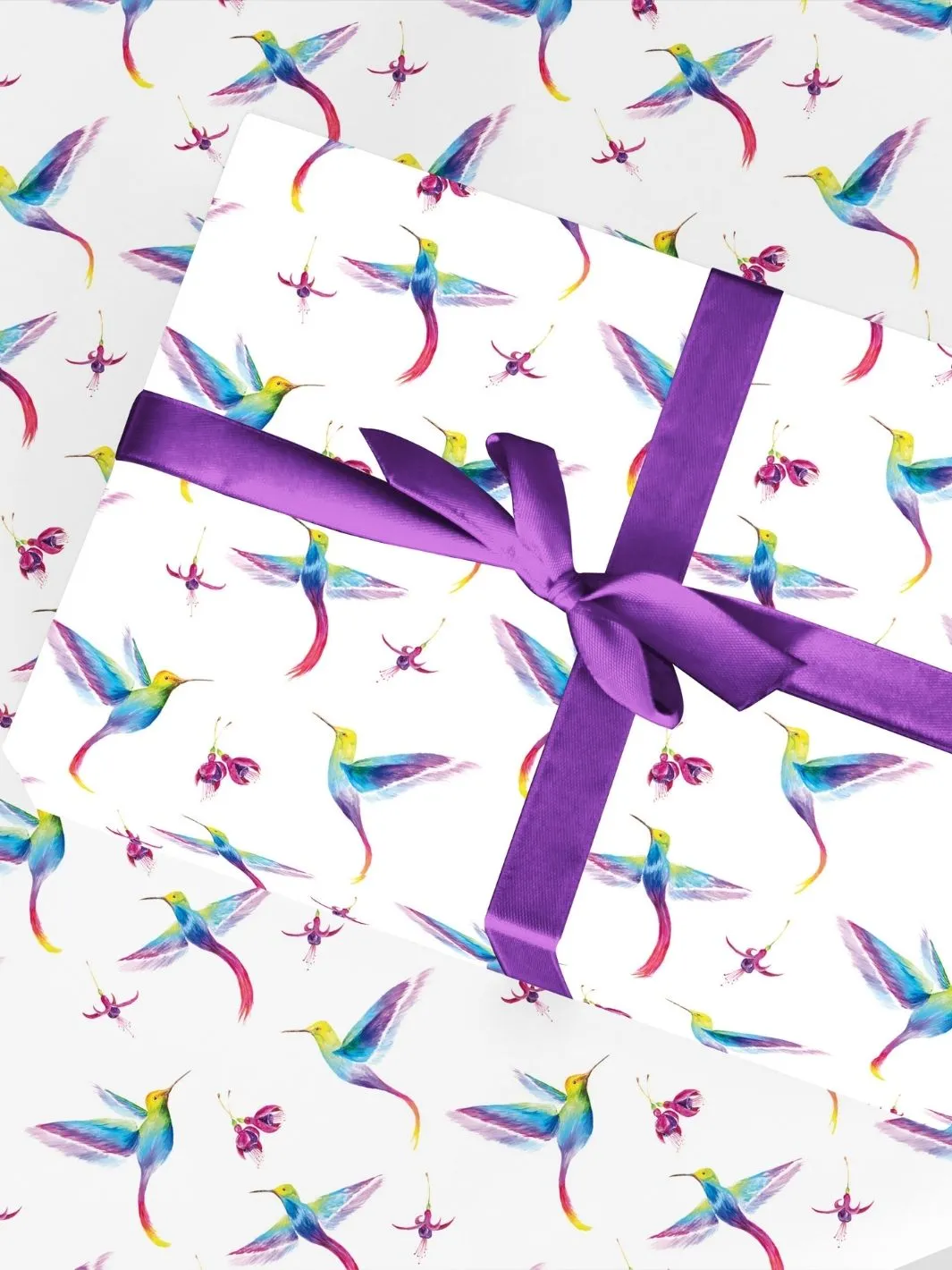 Hummingbird wrapping paper