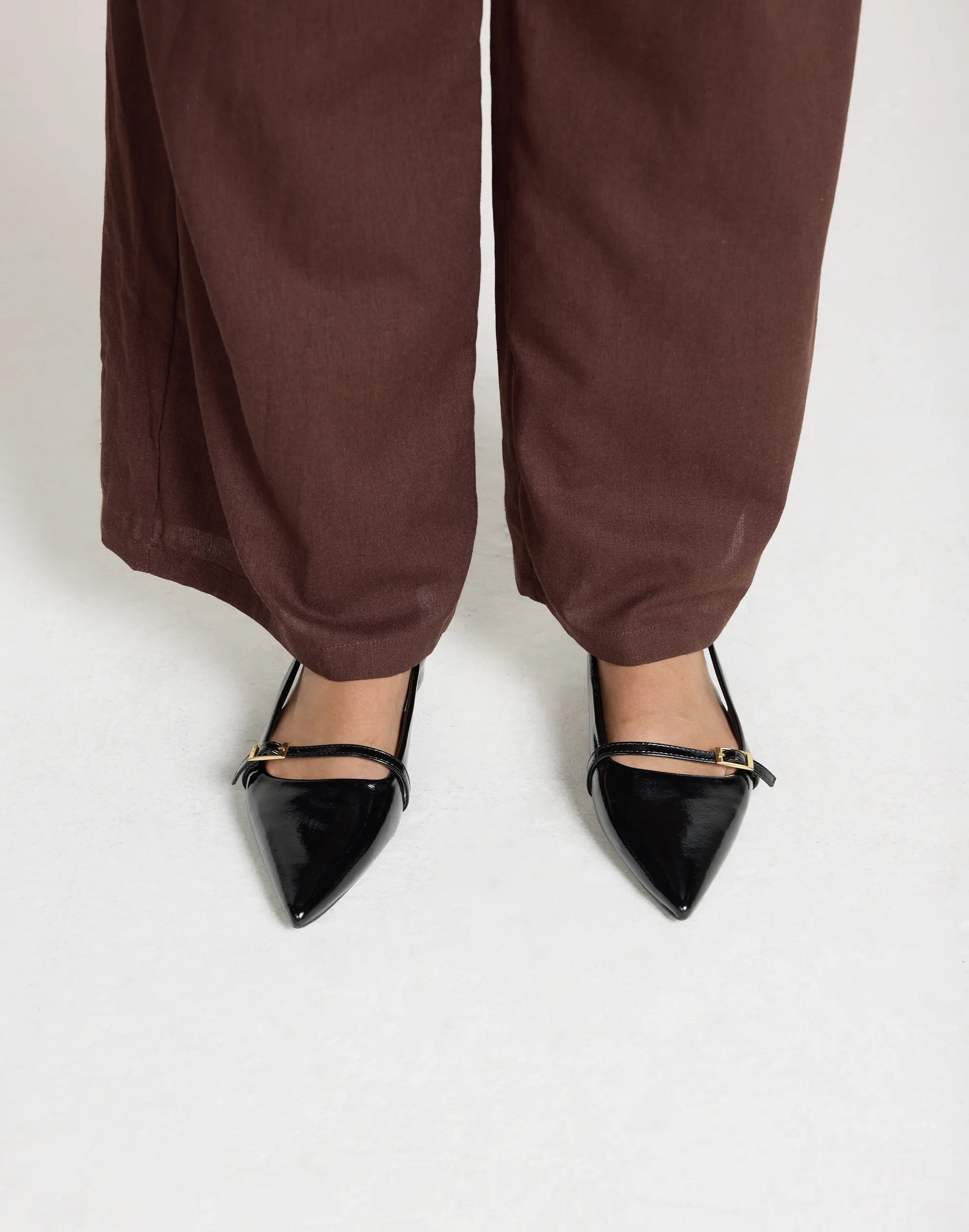 Ilie Flats (Black Patent) - By Billini