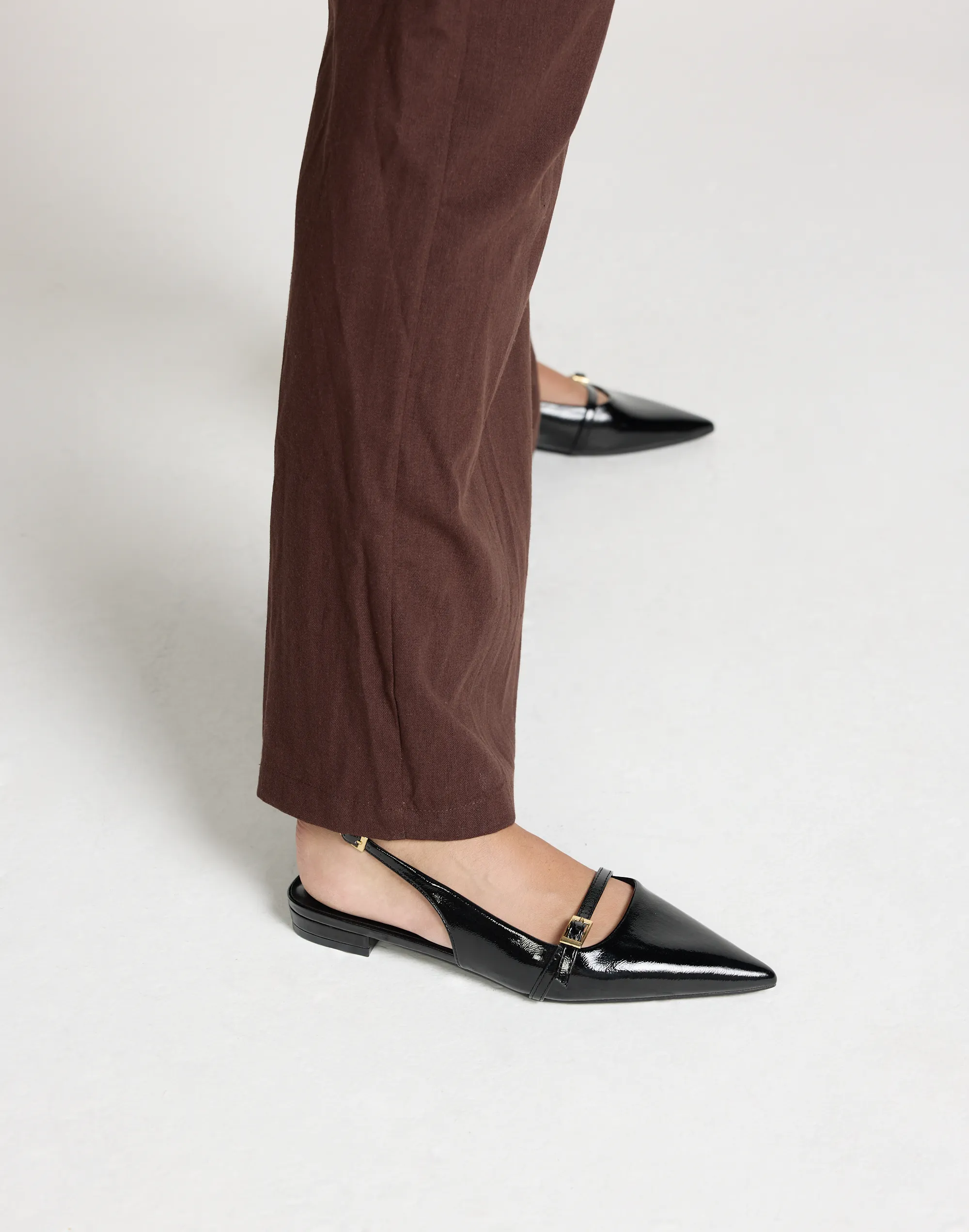 Ilie Flats (Black Patent) - By Billini