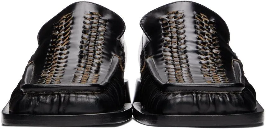 Jil Sander Black Corsaro Loafers