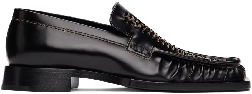 Jil Sander Black Corsaro Loafers
