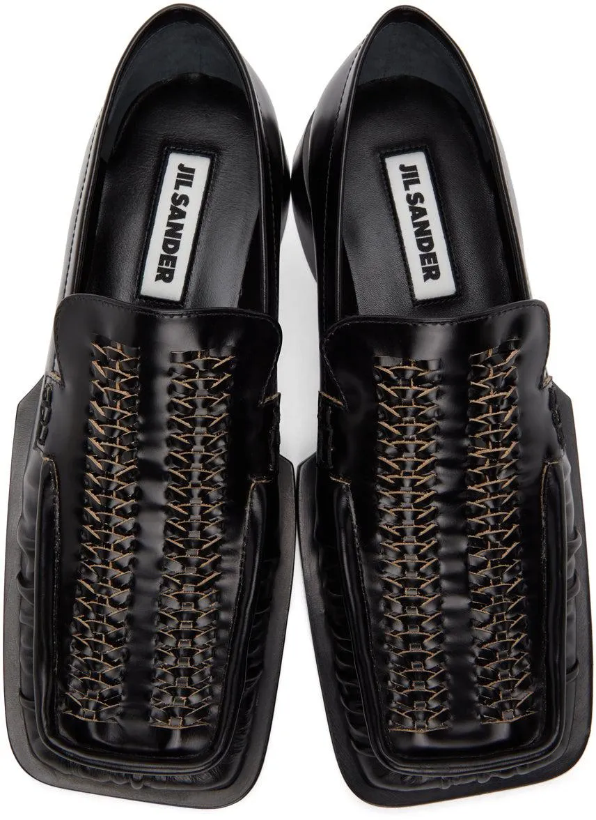 Jil Sander Black Corsaro Loafers