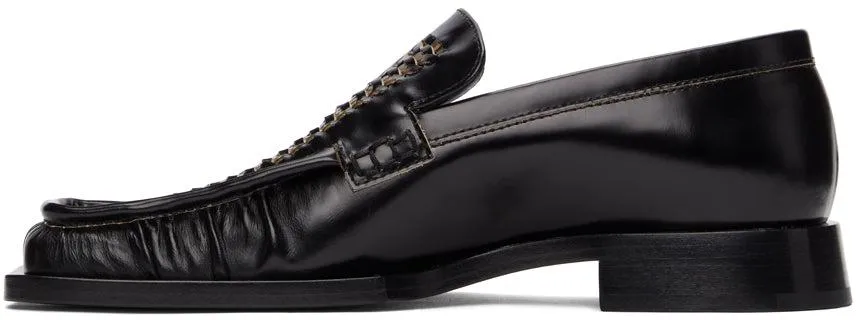 Jil Sander Black Corsaro Loafers