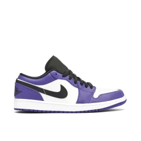 Jordan 1 Low Court Purple White