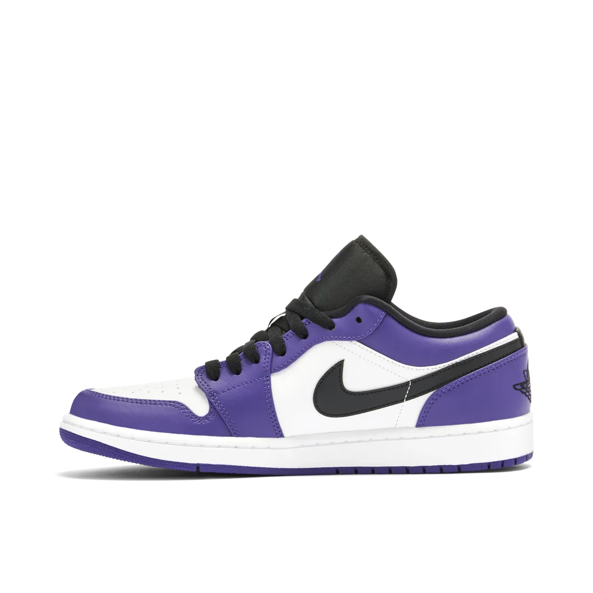 Jordan 1 Low Court Purple White