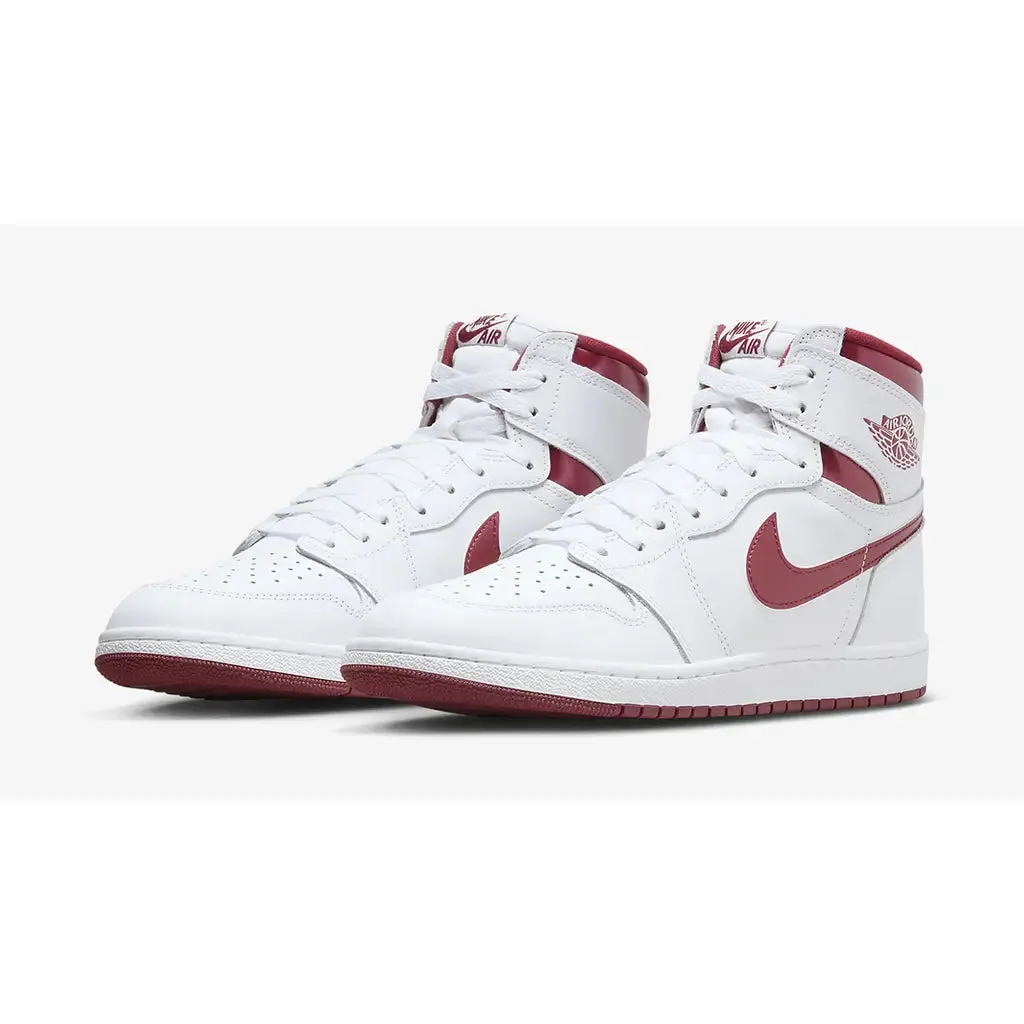 JORDAN 1 RETRO HIGH 85  0G METALLIC BURGANDY