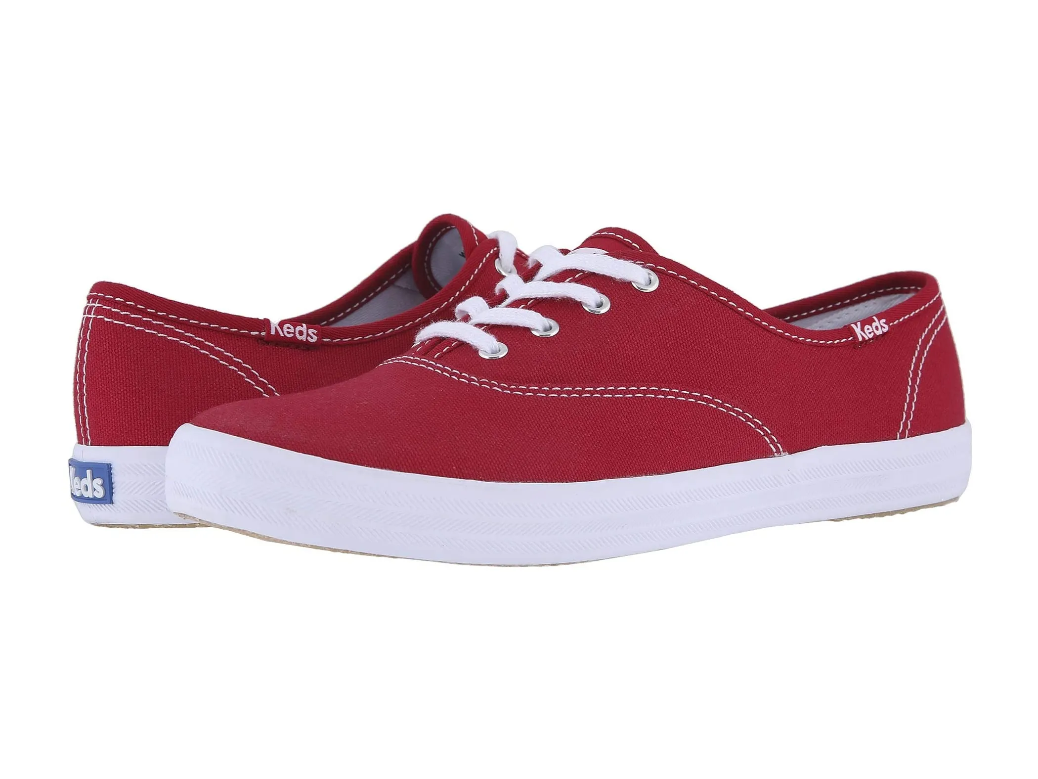 Keds Champion Core Lace Up Fashion Canvas Sneaker RED